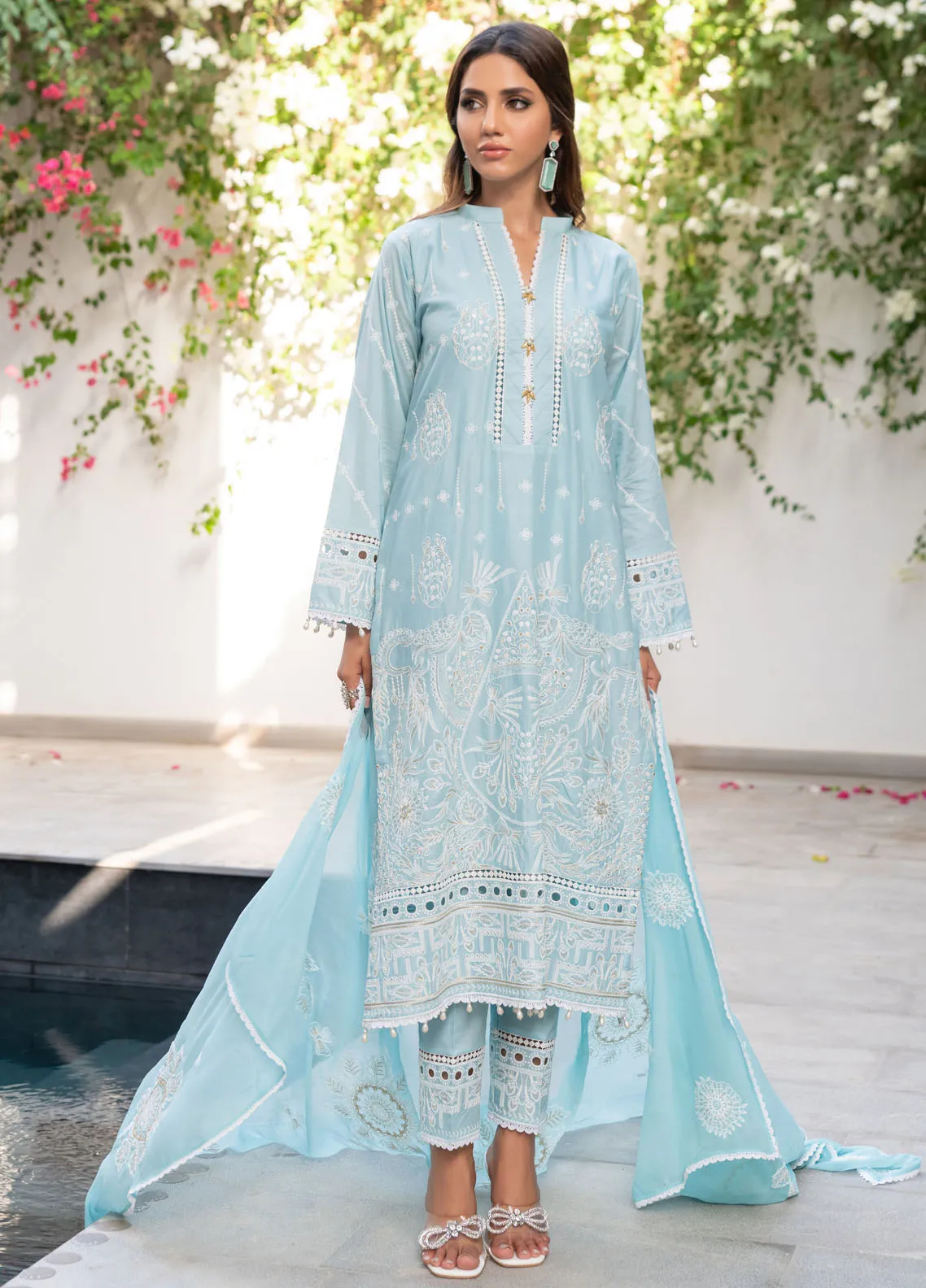 Mehro Maah By Addee Embroidered Lawn 2024 | AD24M USA-1061
