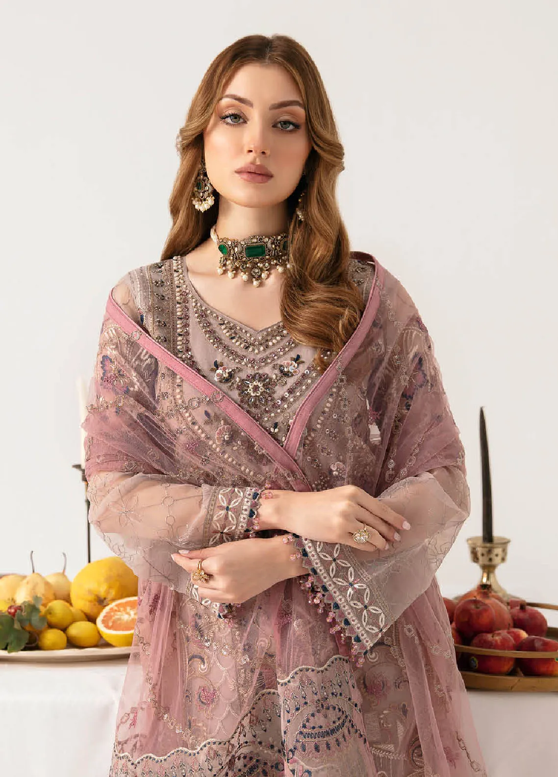 Minhal By Ramsha Unstitched Formal Collection 2024 Vol-11|RSH24M M-1110