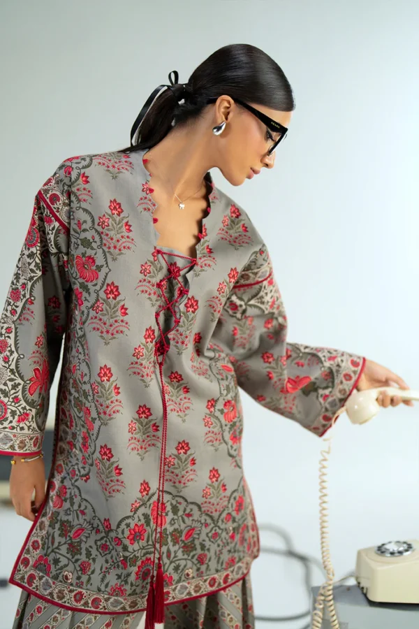 Saira Rizwan Digital Printed ’25 | SILVER LINING – JPU25-03