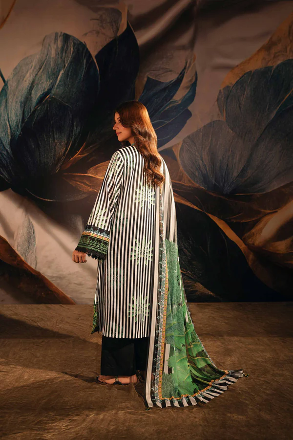 Nishat Lawn Ramdan Edit/Printed Embroidered Suit - 42301360 (GZ-325) - Image 3