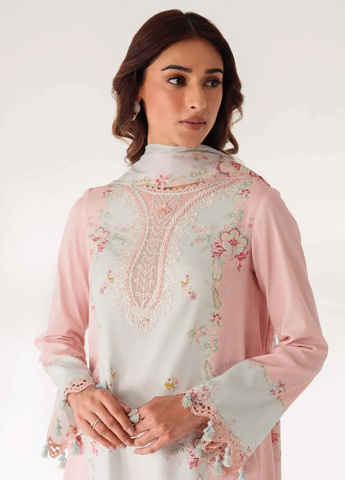 Qprints By Qalamkar Embroidered Lawn 2024 | QLM24QP AR-07 Sabine - Image 3