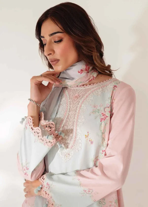 Alternative view of Qprints By Qalamkar Embroidered Lawn 2024 | QLM24QP AR-07 Sabine