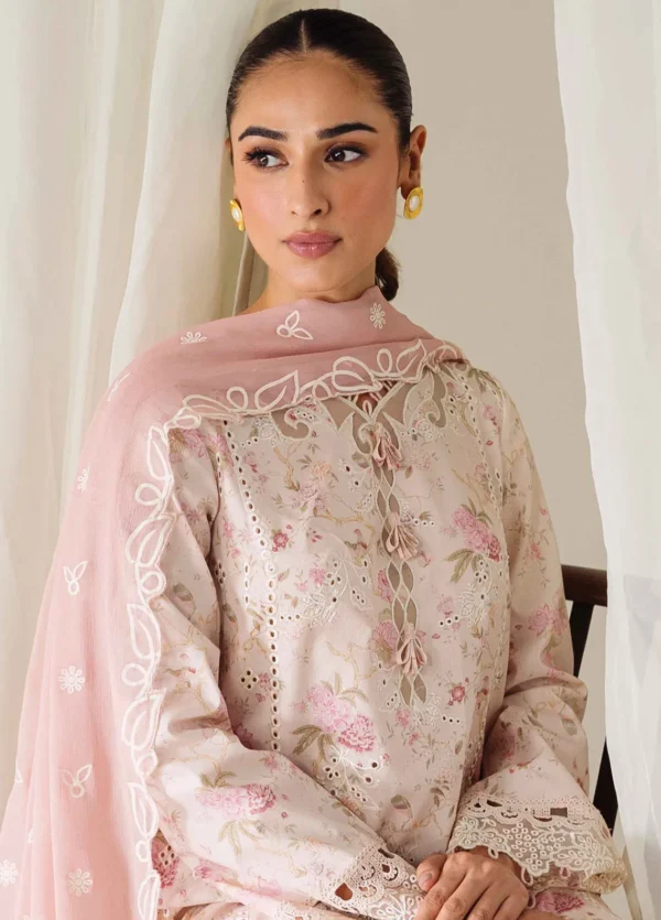Alternative view of Qprints By Qalamkar Embroidered Lawn 2024 | QLM24QP AR-10 Helene
