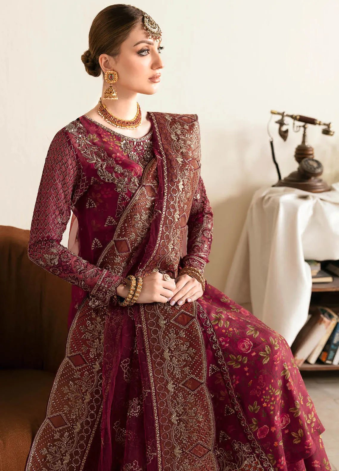 Ramsha Luxury Embroidered 2024 | E-103 - Image 2
