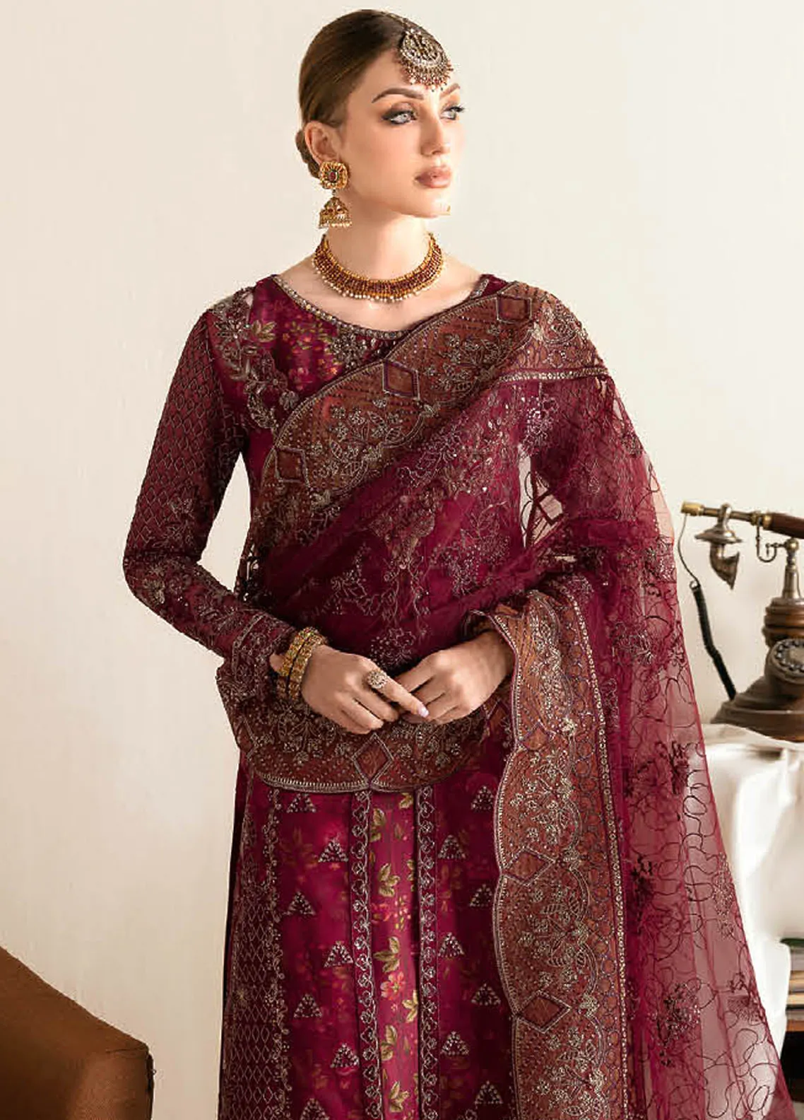 Ramsha Luxury Embroidered 2024 | E-103 - Image 4