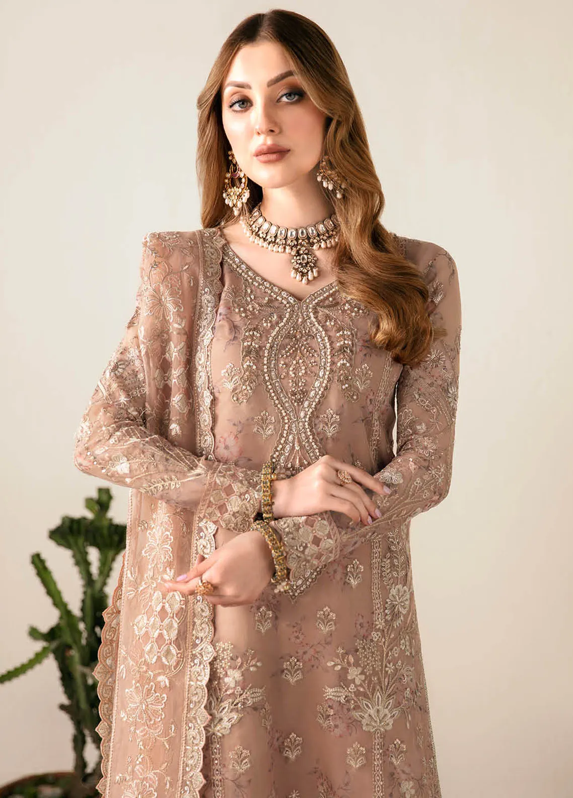 Ramsha Luxury Embroidered 2024 | E-104 - Image 4