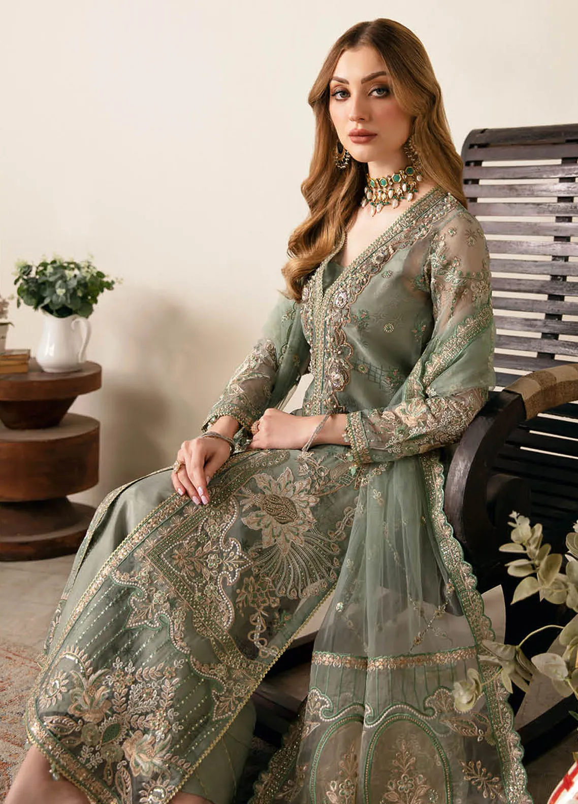 Ramsha Luxury Embroidered 2024 | E-106 - Image 2