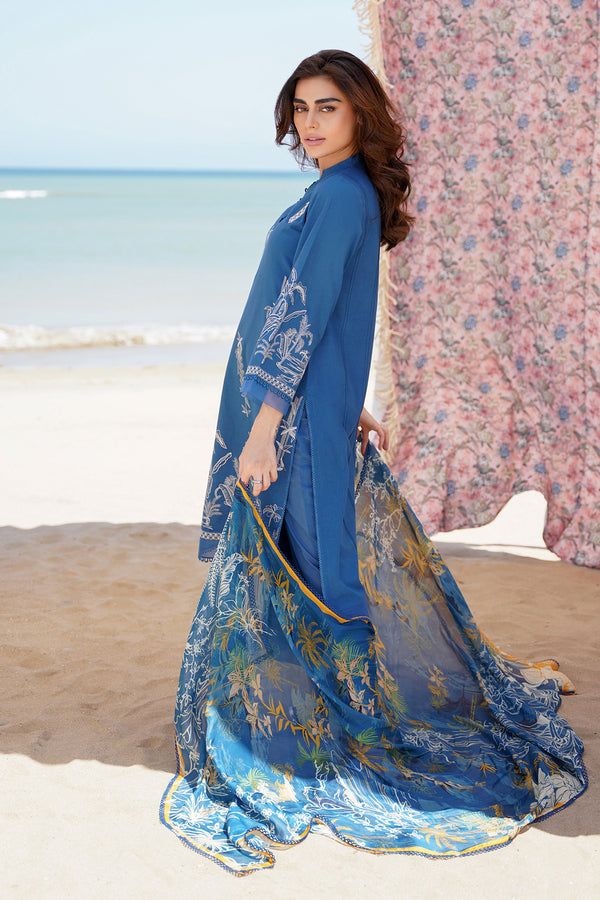 Festive Embroidered Lawn Vol II 2024 By Sahar | S24-FE-V2-03 - Image 2