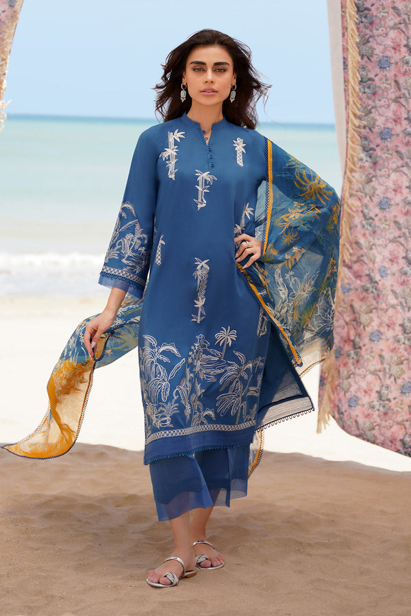 Festive Embroidered Lawn Vol II 2024 By Sahar | S24-FE-V2-03 - Image 4