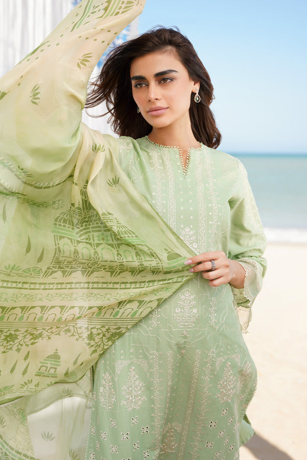 Festive Embroidered Lawn Vol II 2024 By Sahar | S24-FE-V2-01 - Image 2