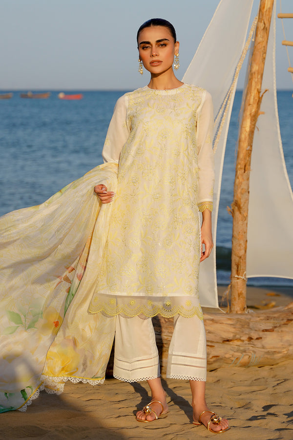 Festive Embroidered Lawn Vol II 2024 By Sahar | S24-FE-V2-04