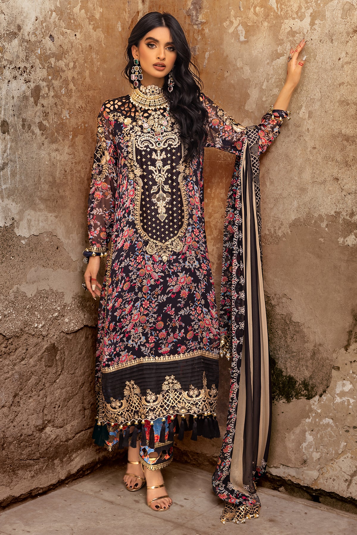 Luxury Chiffon Collection | Vasal | Charizma | VSL25-09