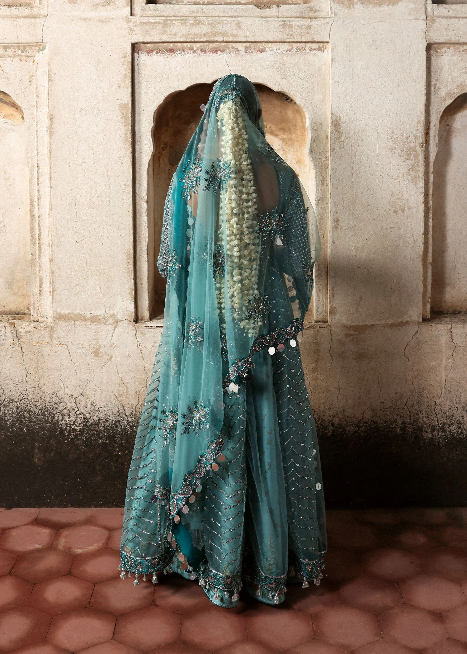 Massarat - Festive Unstitched '25 by Hussain Rehar | Nagma - Image 2