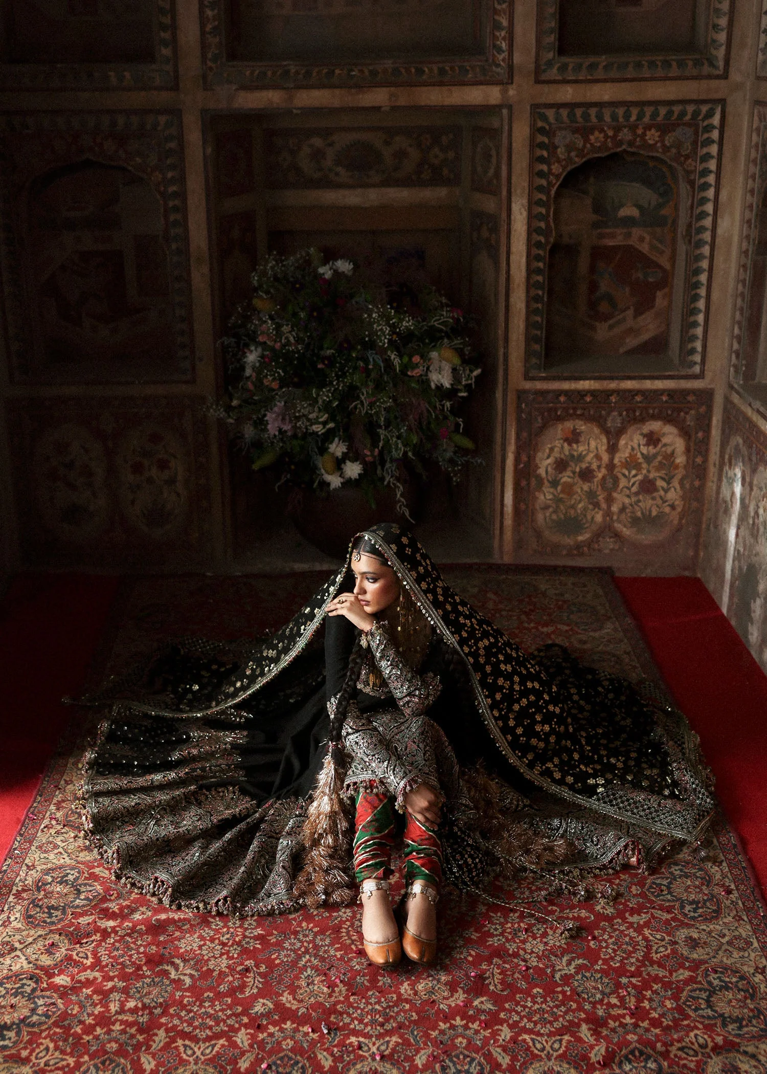 Massarat - Festive Unstitched '25 by Hussain Rehar | Noor Jehan - Image 2