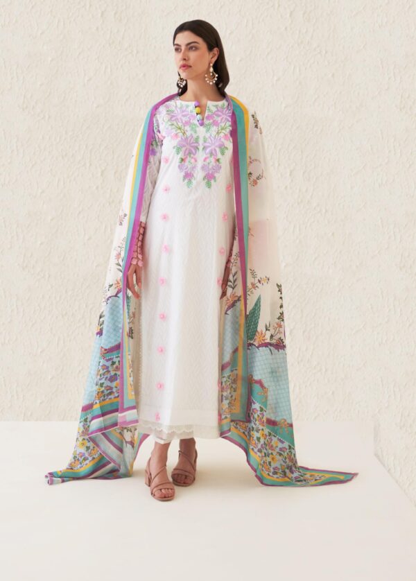 Zara Hayaat Luxury EID Lawn   | Design 01
