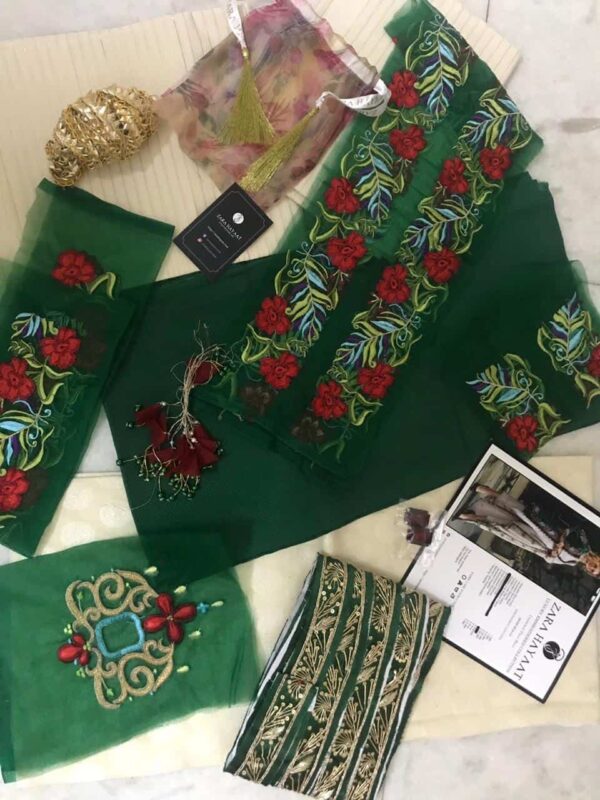 Alternative view of Zara Hayaat Luxury Lawn - MOSS SS-05