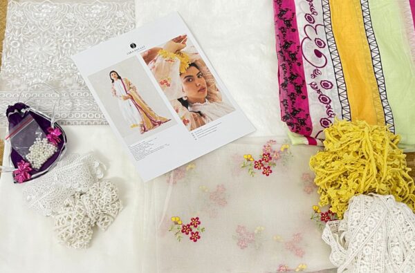 Alternative view of Zara Hayaat Luxury EID Lawn  | Design 02