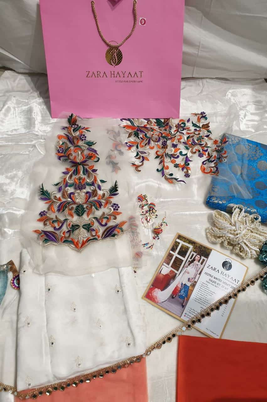 Zara Hayaat Festive Collection - SUGER-ICE 20 W1 - Image 4