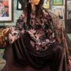 M Prints Maria B Embroidered Cambric Suit Brown MPT-3104-B
