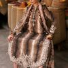 M Prints Maria B | Embroidered Linen Suit – Brown (MPT-3105-B)