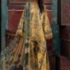 M Prints Maria B | Embroidered Cambric Suit – Mustard (MPT-3106-A)
