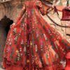 M Prints Maria B | Embroidered Cambric Suit – Rust (MPT-3106-B)